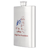 Fles voor vrijheid heupfles (Links)