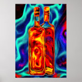 Fles whiskey | AI Art Poster (Voorkant)