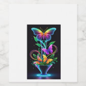 Fles Wijn Etiket (Enkel label)