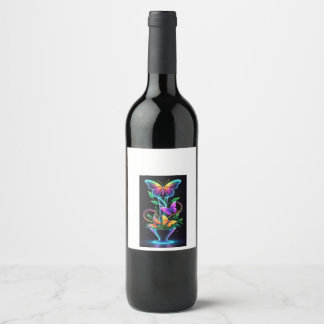 Fles Wijn Etiket