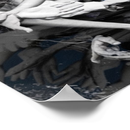 Flesh Tornado Mur Art Imprimer Poster Araignée (Coin)