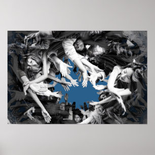 Flesh Tornado Mur Art Imprimer Poster Araignée