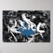 Flesh Tornado Wall Art Print Poster Spiderly (Voorkant)