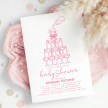 Flesje Baby Melk Champagne Toren Grappige Baby Sho