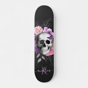 flesje Botanische bladeren Naam Monogram Skateboard