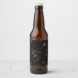 Fleslabels voor vuurwerk bier etiket