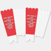 Flesopenende tanden bedankdoosjes (Ongevouwen)