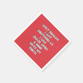 Flesopenende tanden Servetten (Hoek)