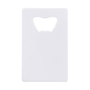 Flesopener in de vorm van een creditcard in spookw kredietkaart flessenopener