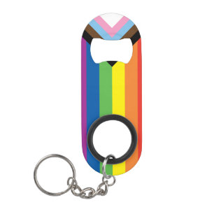 Flesopener - LGBTQIA+ vlag Mini Flessenopener