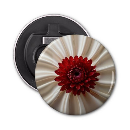 Flesopener met Japanase Colors Design Button Flesopener (Voorkant)