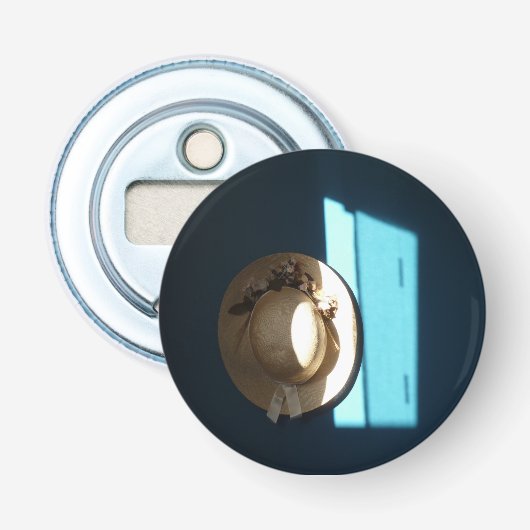 flesopener zomer button flesopener (Voorkant)