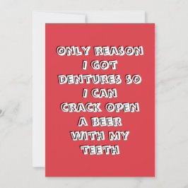 Flesopening Tanden Uitnodiging