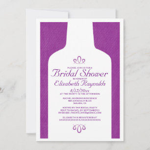 flessen Bridal Shower Invitations Kaart