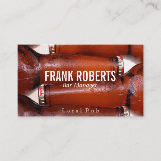 Flessen II Visitekaartje (Voorkant)