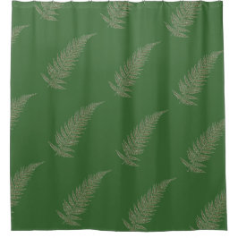 Flessen met botanisch fern lef - Vermengen en matc Douchegordijn