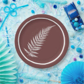 Flessen met botanisch fern lef - Vermengen en matc Papieren Bordje (Feest)