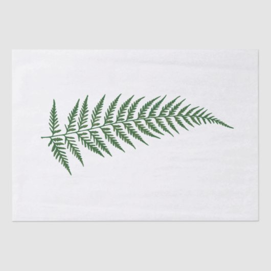 Flessen met botanisch fern lef - Vermengen en matc Tissuepapier (Voorkant)