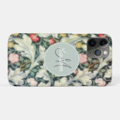  flessenhoestpatroon met monogram Case-Mate iPhone case (Achterkant (horizontaal))