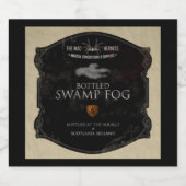 Flessenmoeras voor bieretiket bier etiket (Enkel label)