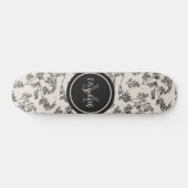 flessenpatroon en monogram skateboard (Horizontaal)