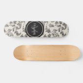 flessenpatroon en monogram skateboard (Horizontaal)