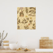  flessenpatroon poster (Keuken)