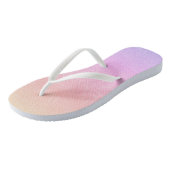  flessenpatroon regenboogflessen teenslippers (Schuin)