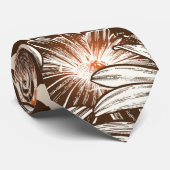 flessenpatroon Waterverf Stropdas (Opgerold)