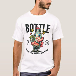 Flessenservice onderhandelaar t-shirt