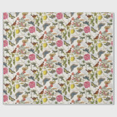  flessenvlinderkafelpapier cadeaupapier (Vlak)