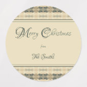 Fletcher Christmas Voedsetiketten Labels (Design 2)