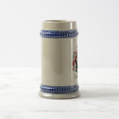 Fletcher Coat of Arms Stein / Fletcher Crest Stein Bierpul (Center)