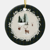 Fletcher of Dunans Modern Scottish Tartan Keramisch Ornament (Voorkant)