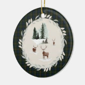 Fletcher of Dunans Modern Scottish Tartan Keramisch Ornament (Links)