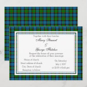Fletcher Scottish Wedding Invitation Kaart (Voorkant / Achterkant)