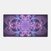 Fleur abstraite fractale violette (Recto)