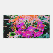 Fleur Abstraite Magenta et Orange en Fleur (Recto)