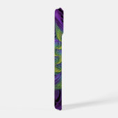 Fleur Abstraite Moderne Fractale Art Violet Vert (Côté droit)