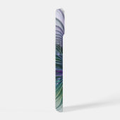 Fleur Abstraite Moderne Fractale Verte Violette (Côté droit)