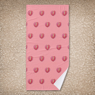 Fleur Anthurium rouge Motif sans couture sur