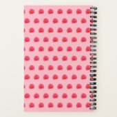 Fleur Aptenia rose Motif sans couture sur Carnet (Verso)