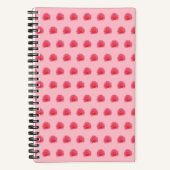 Fleur Aptenia rose Motif sans couture sur Carnet (Recto)