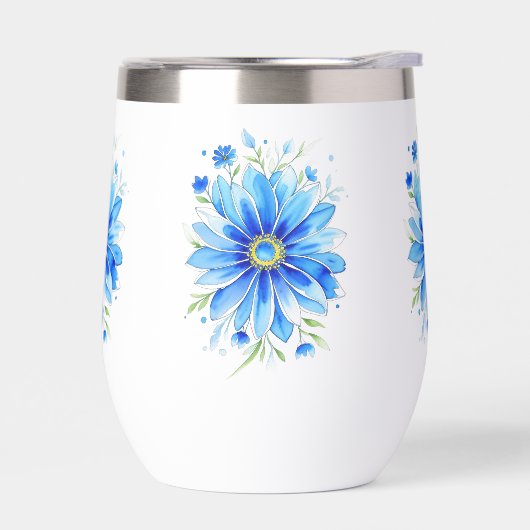 Fleur aquarelle (Gauche)