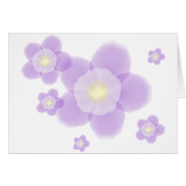 Fleur aquarelle (Devant horizontal)