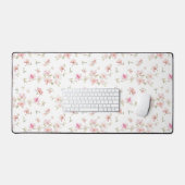 Fleur Aquarelle rose doux (Clavier et souris)