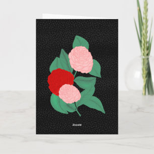 Fleur avec amour Bonne carte valentine /Anniversai