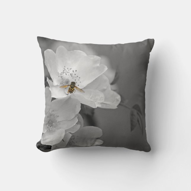 Fleur avec le COUSSIN d'abeille (Recto)