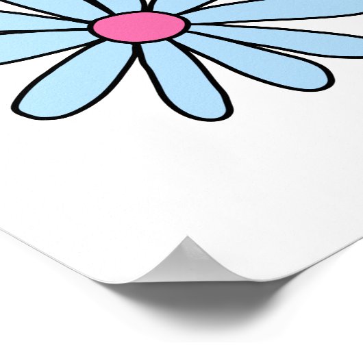 Fleur avec Poster de Ladybug (Coin)