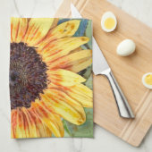 Fleur avec serviette de cuisine Grace (Quart Plié)